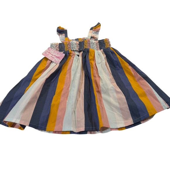 Tommy Bahama Toddler Girl 24M Striped Dress 100% Cotton - Picture 5 of 5